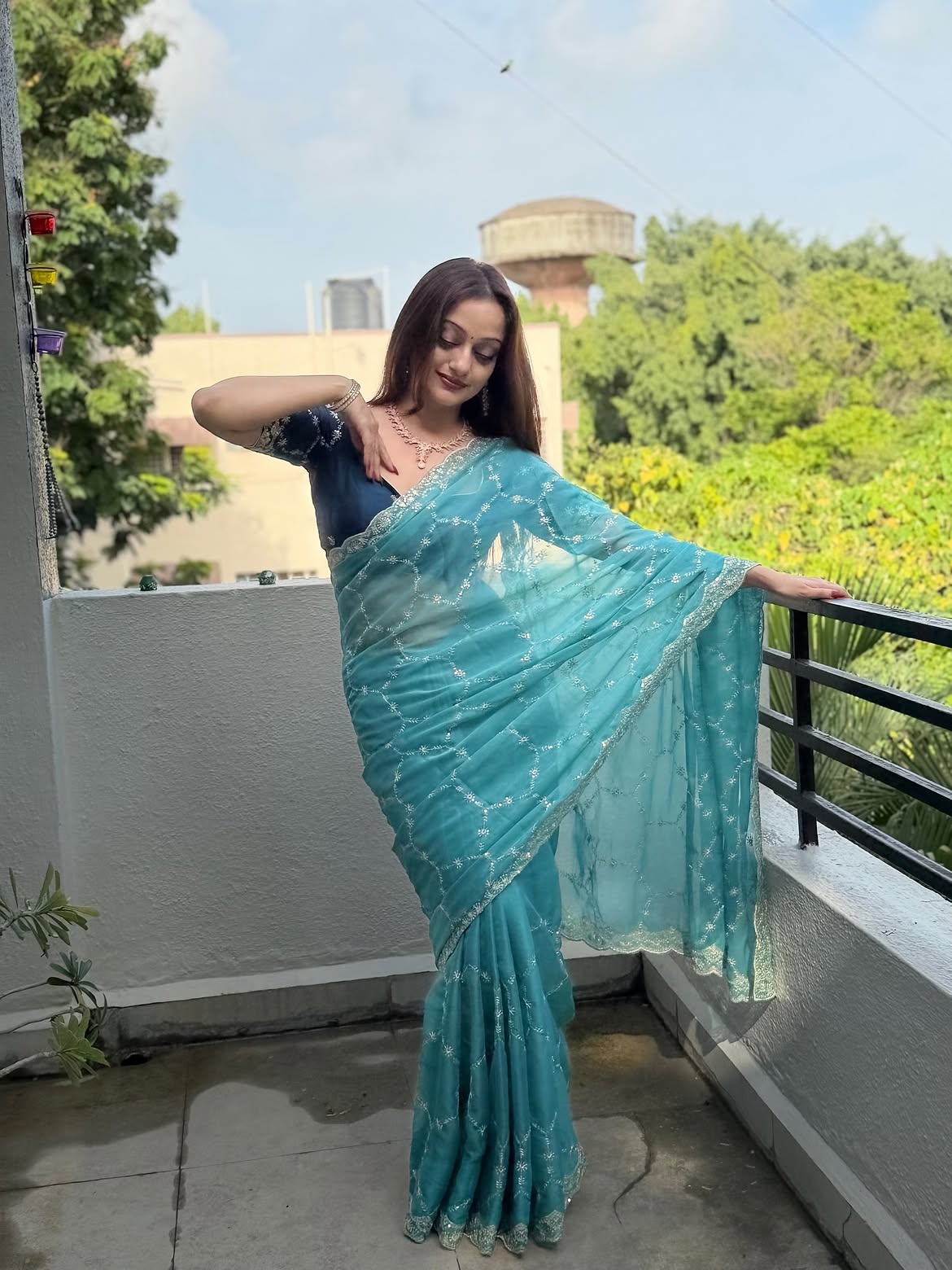 Manasi Naik saree look
