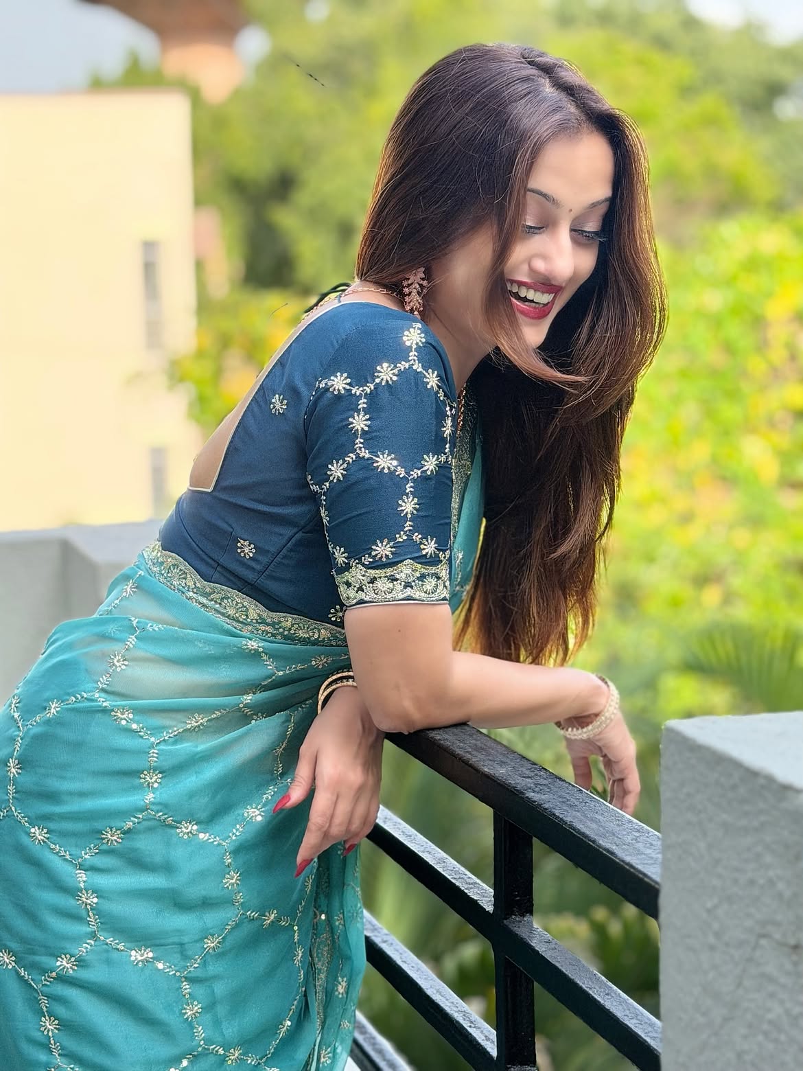 Manasi Naik saree look