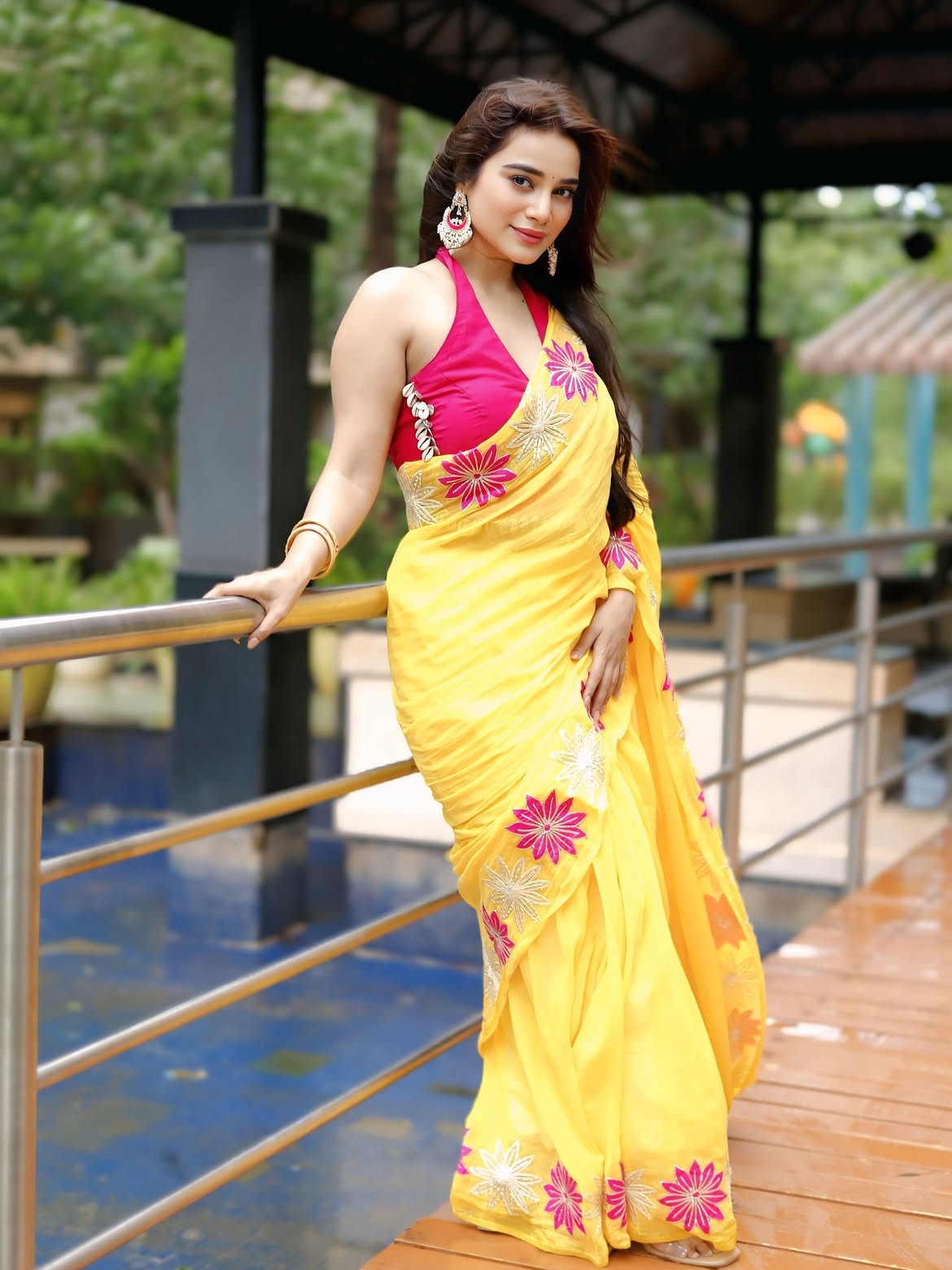 Tanvi Kolte turns Radha in pink lehenga
