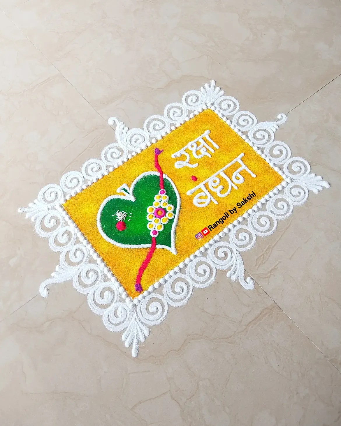 Krishna Janmashtami rangoli designs 2026