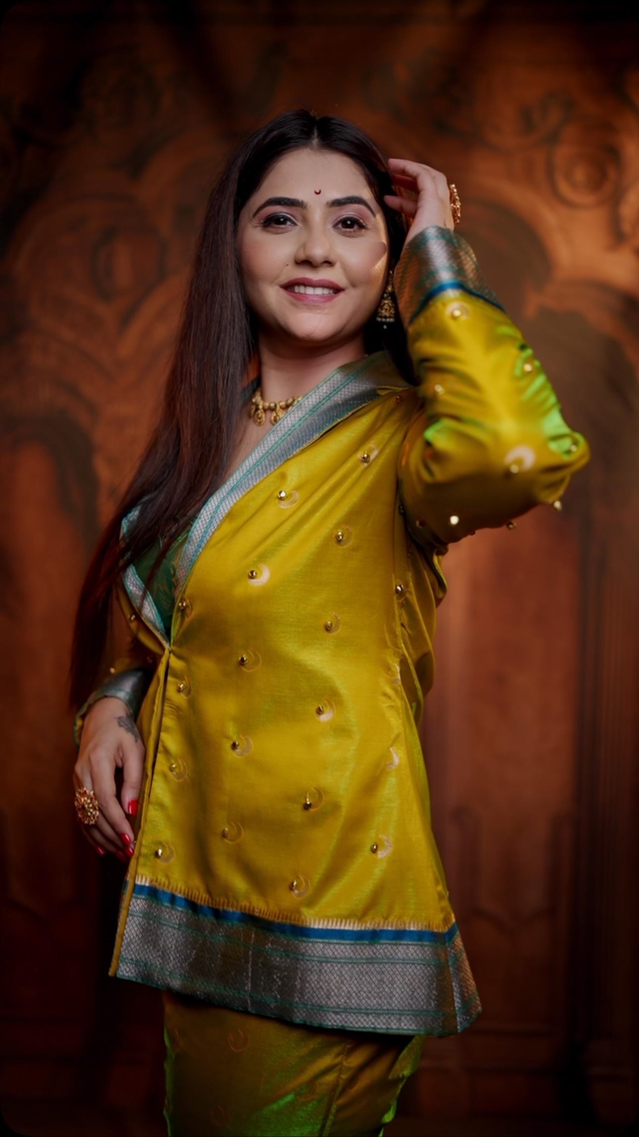 Veena Jagtap Indo Western outfit