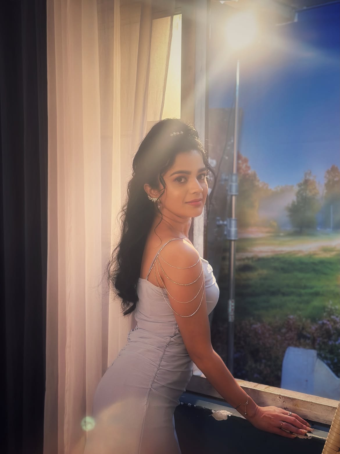 Krutika Deo in gown