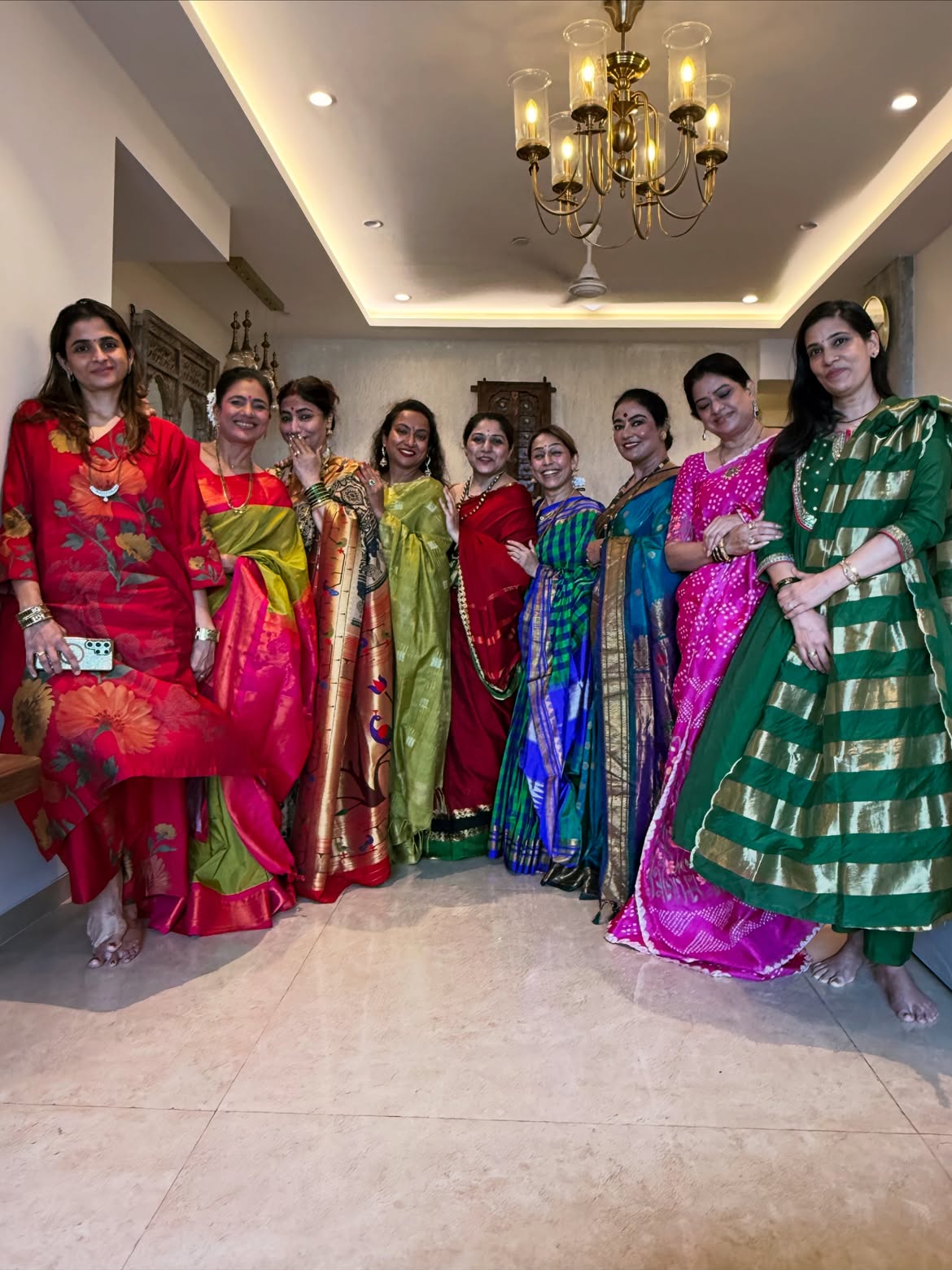 Phulawa Khamkar saree look