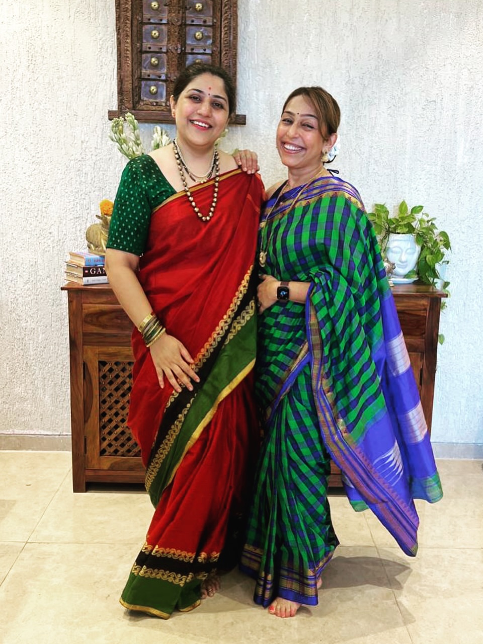 Phulawa Khamkar saree look