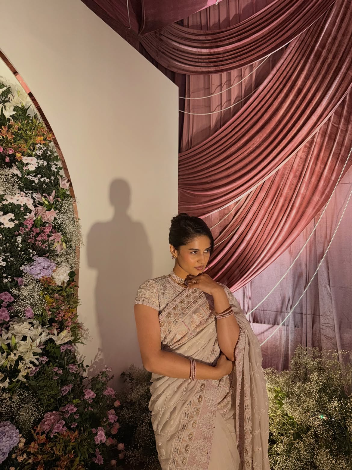 Vaishnavi Mahadik saree look photos