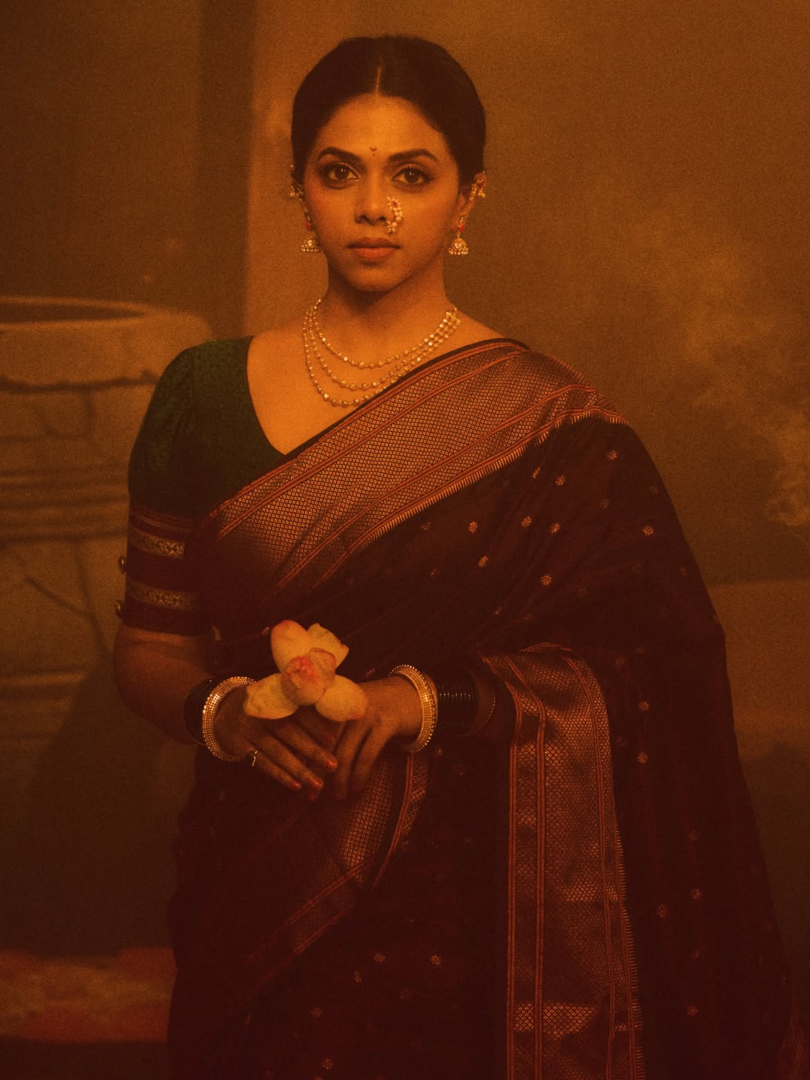 Rutuja Bagwe saree look