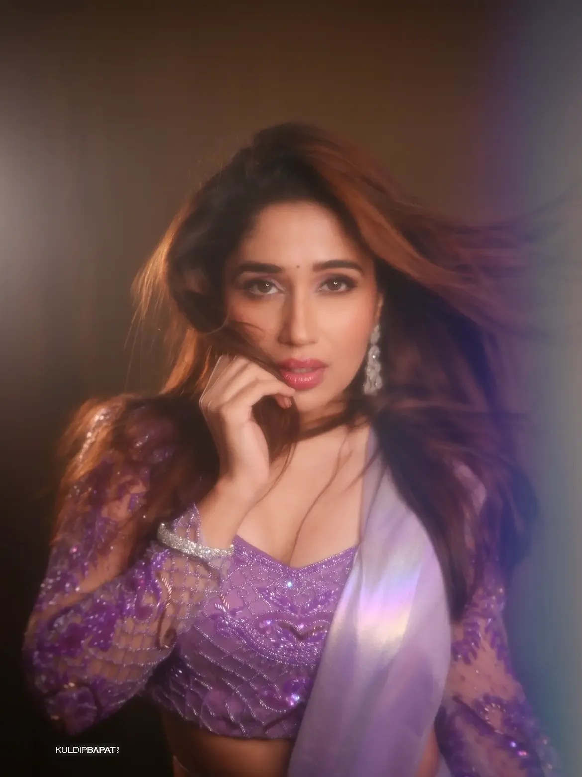purniema dey saree look
