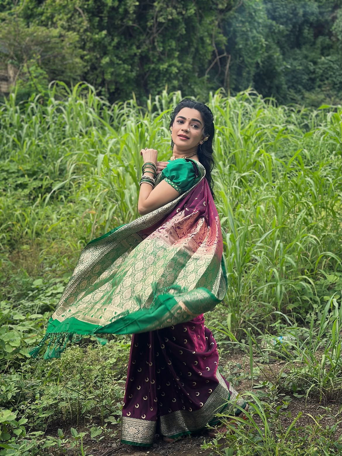 Krutika Deo Janmashtami photoshoot