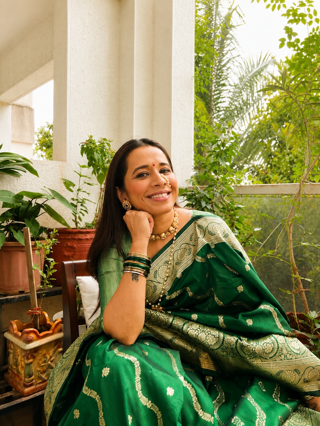 Shreya Bugde Shravan puja photos