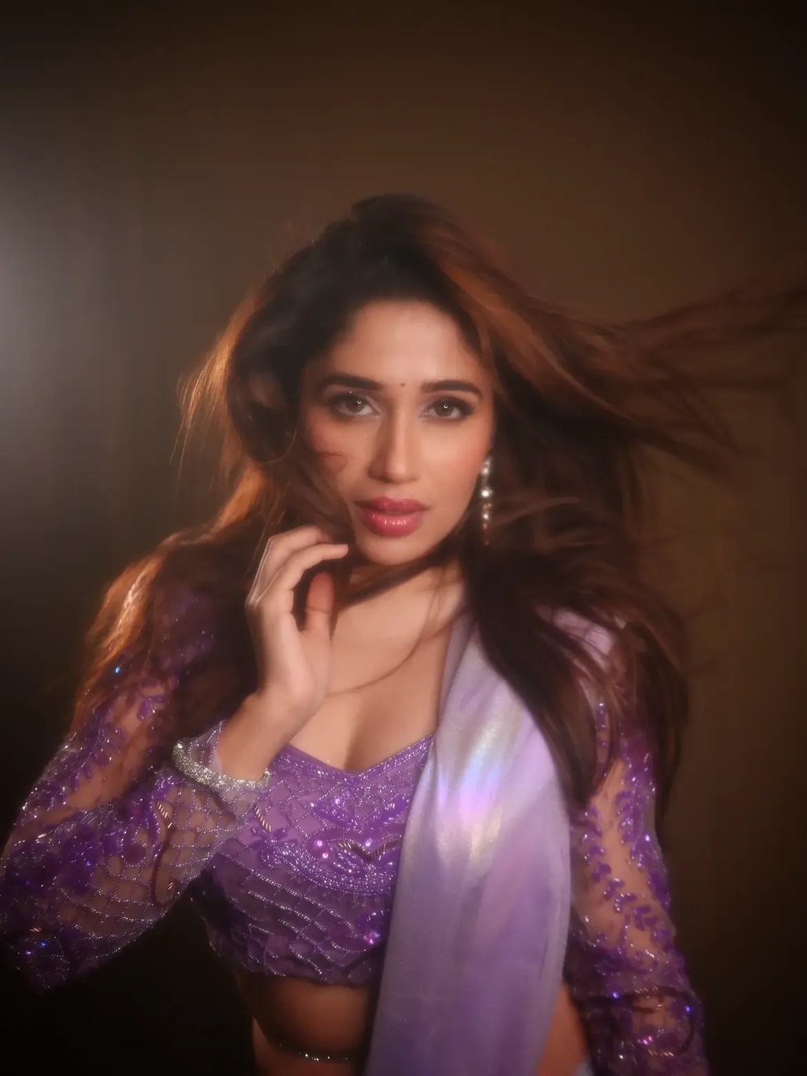 purniema dey saree look