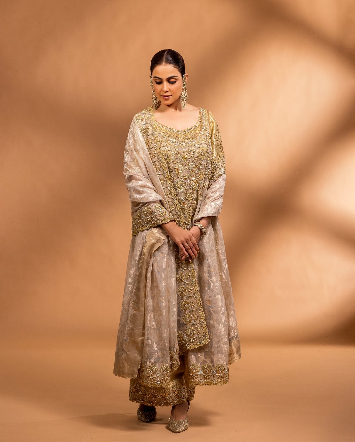 Genelia Deshmukh Antilia Ganpati look