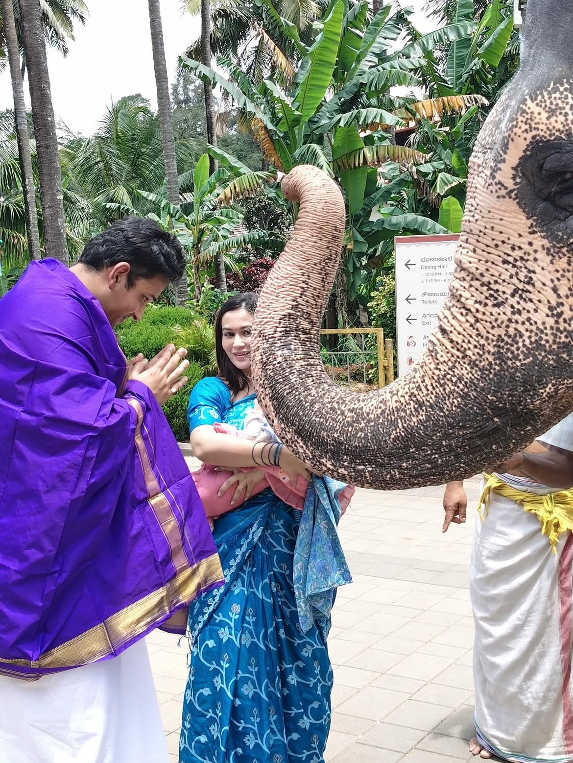 Vishwaraj Mahadik Sringeri temple visit