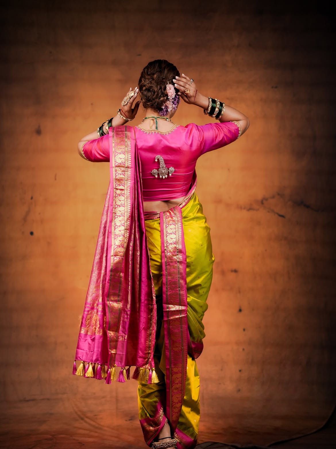Rupali Bhosle Saree Look