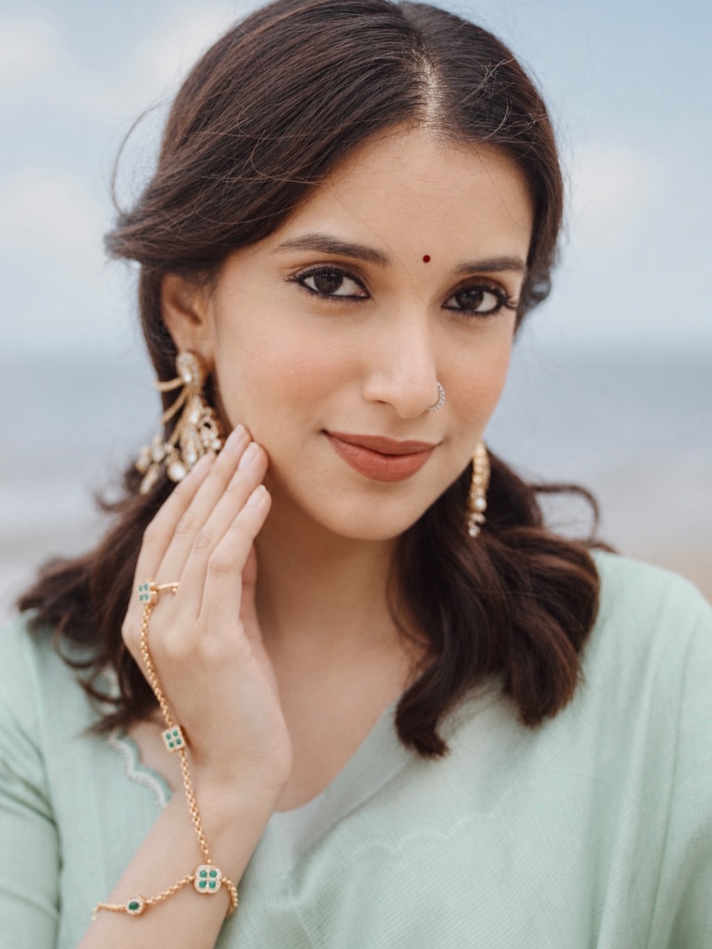 Shreya Daflapurkar saree look