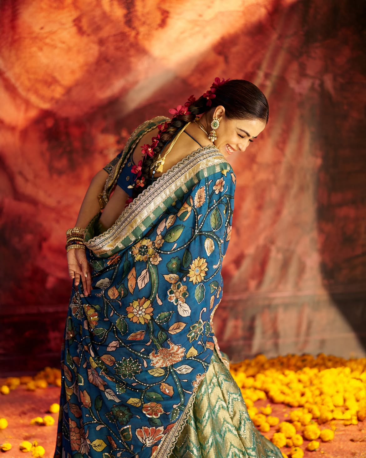 Genelia Deshmukh Antilia Ganpati look