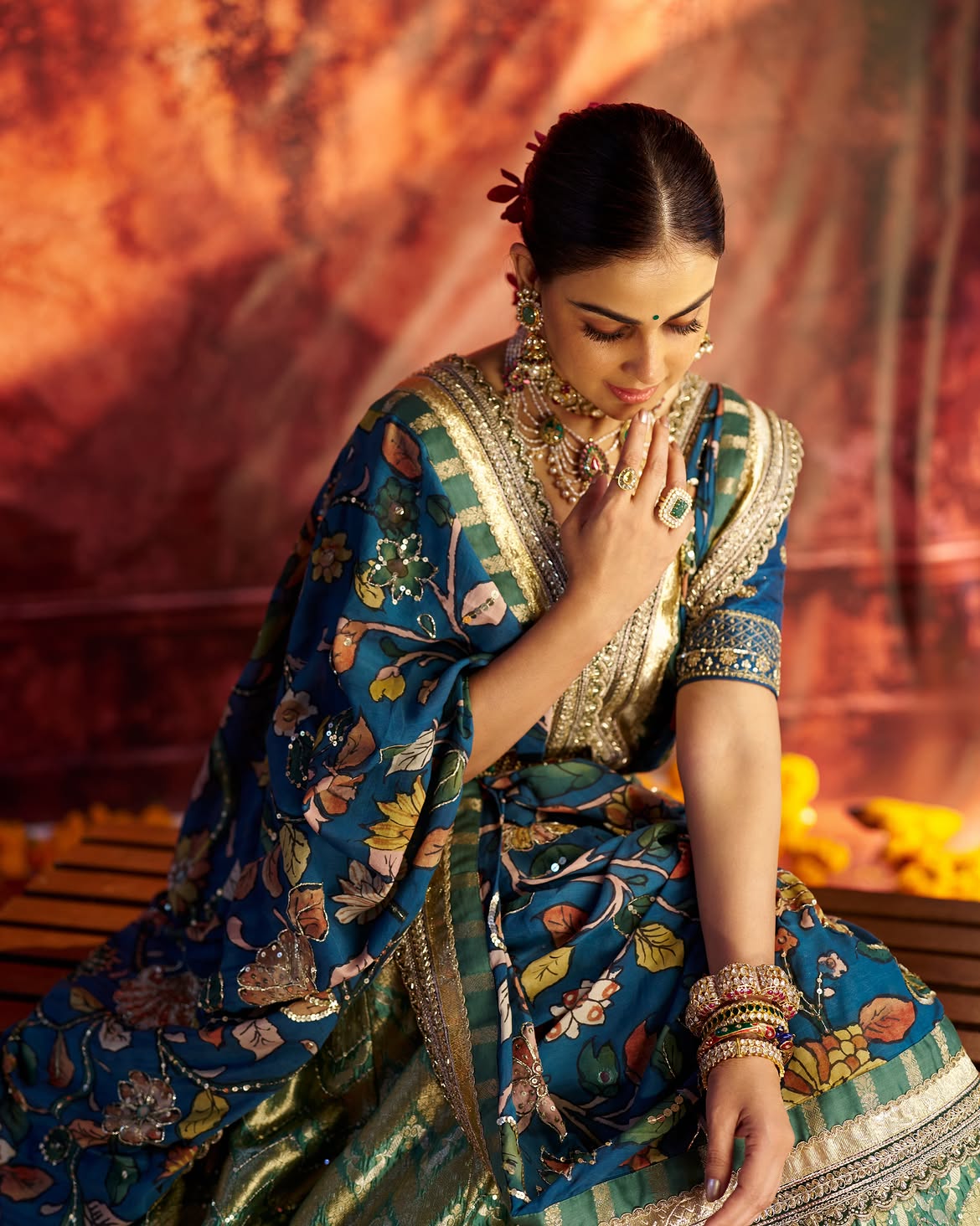Genelia Deshmukh Antilia Ganpati look