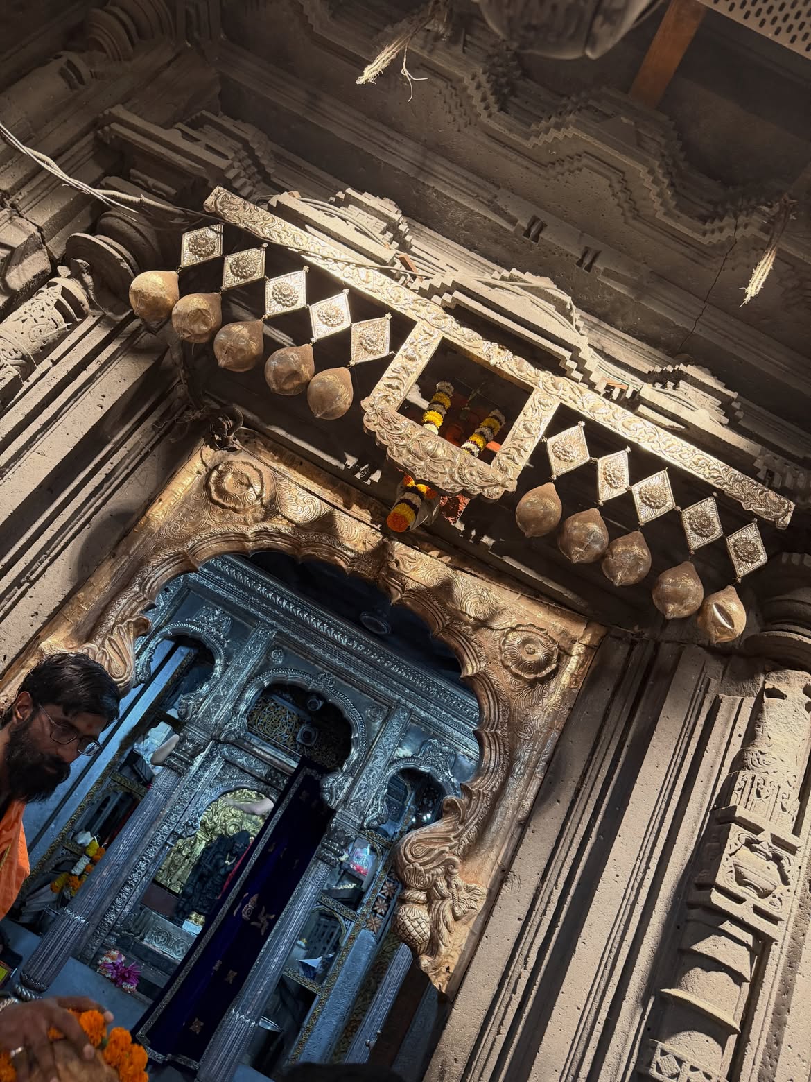Neha Khan visit Mahalakshmi temple