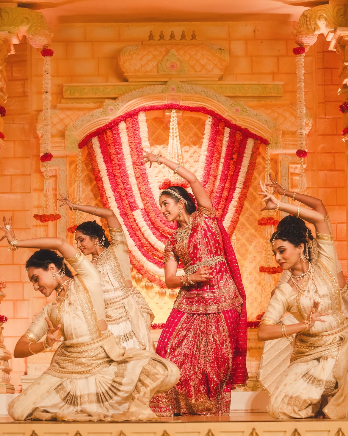 Radhika Merchant pink Kanjeevaram saree