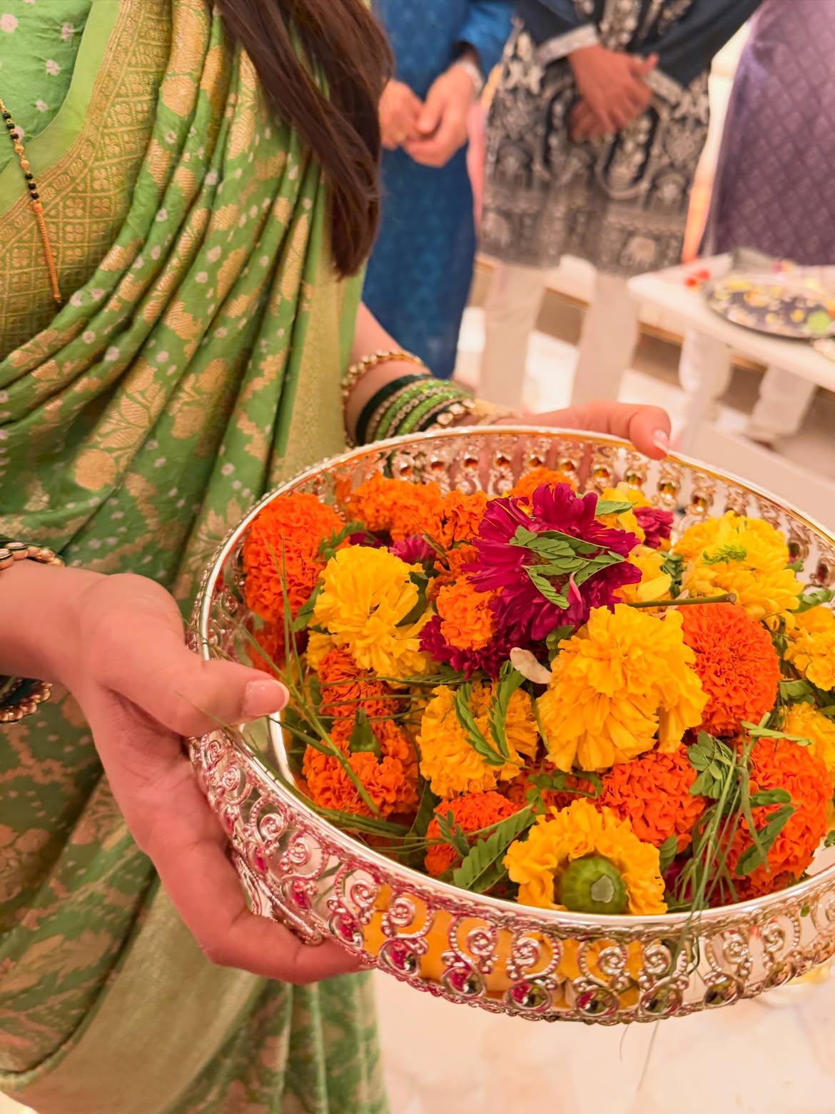 Sachin Tendulkar home ganpati