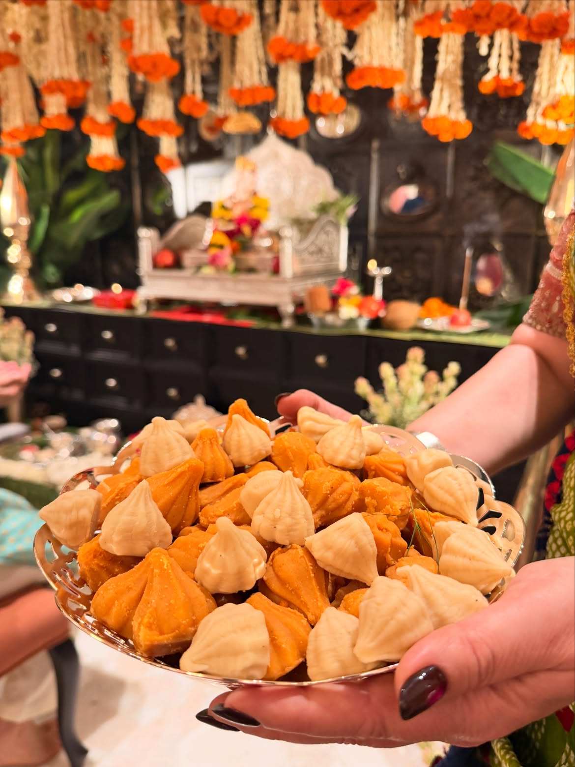 Sachin Tendulkar home ganpati