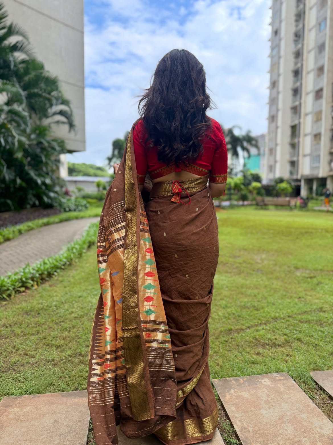 Shreya Bugde latest saree look