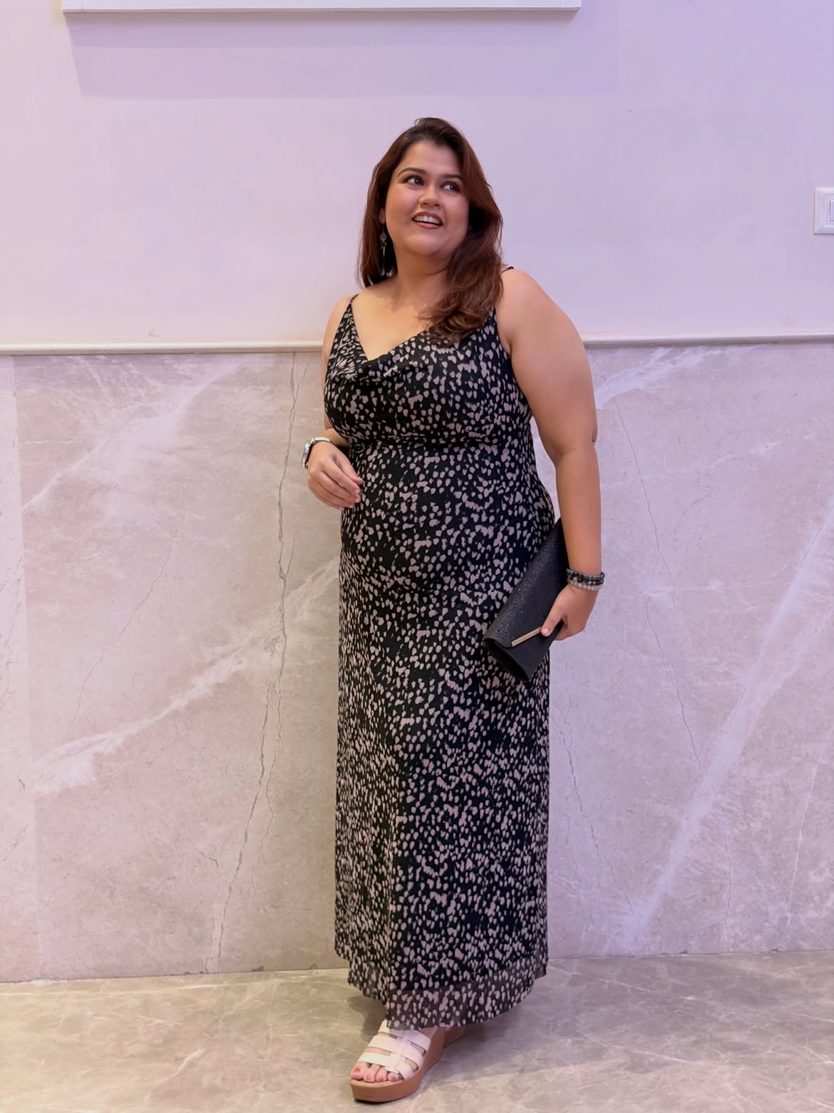 Akshaya Naik in sleeveless dres