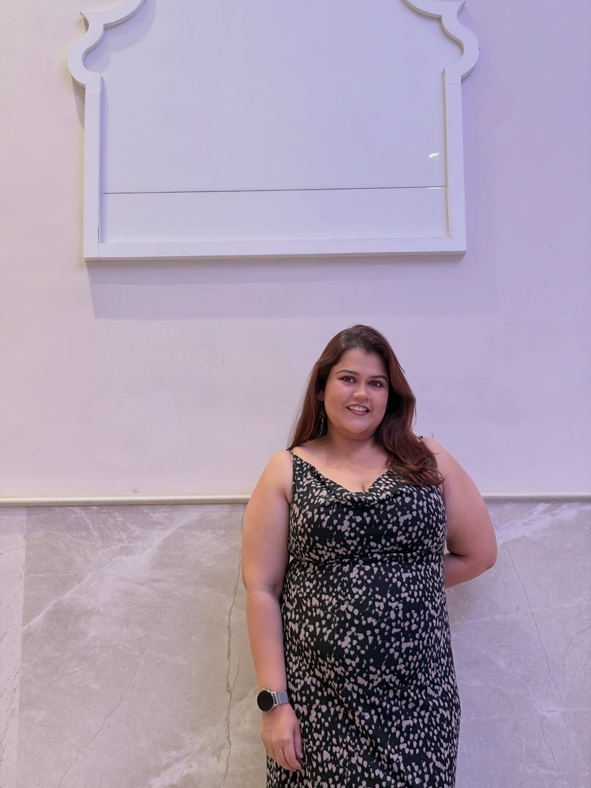 Akshaya Naik in sleeveless dres