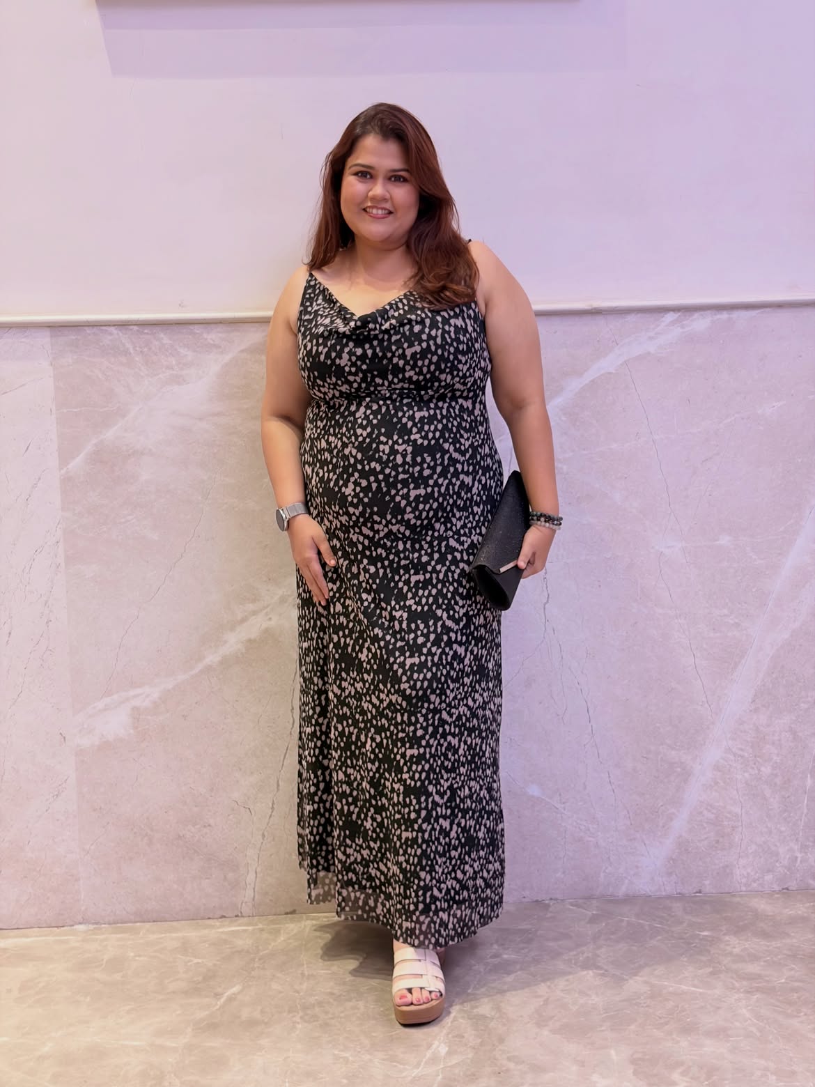 Akshaya Naik in sleeveless dres