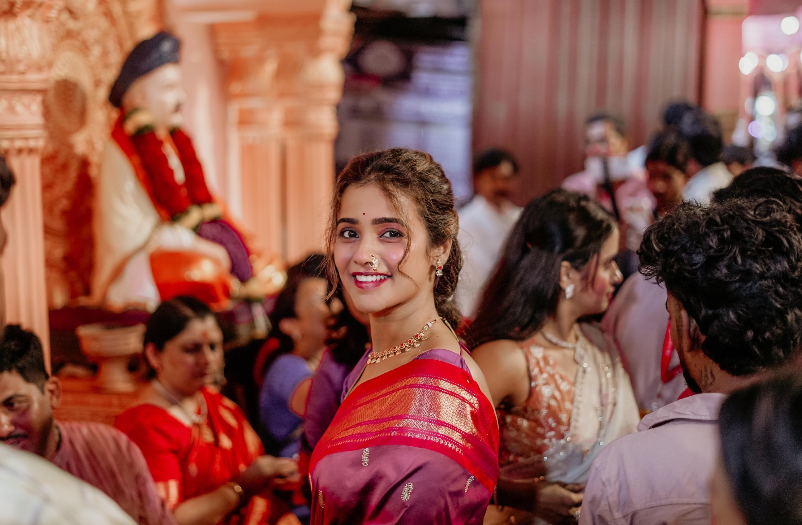 Akshaya Gurav Paithani Saree Look
