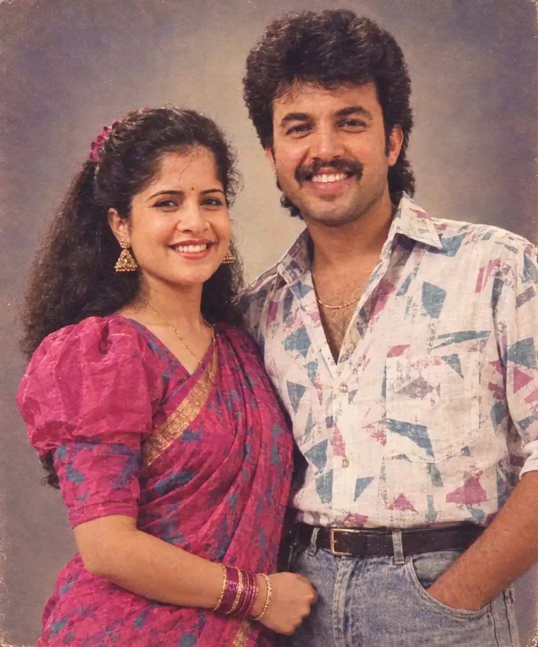Amruta Deshmukh Prasad Jawade 80s AI Photoshoot