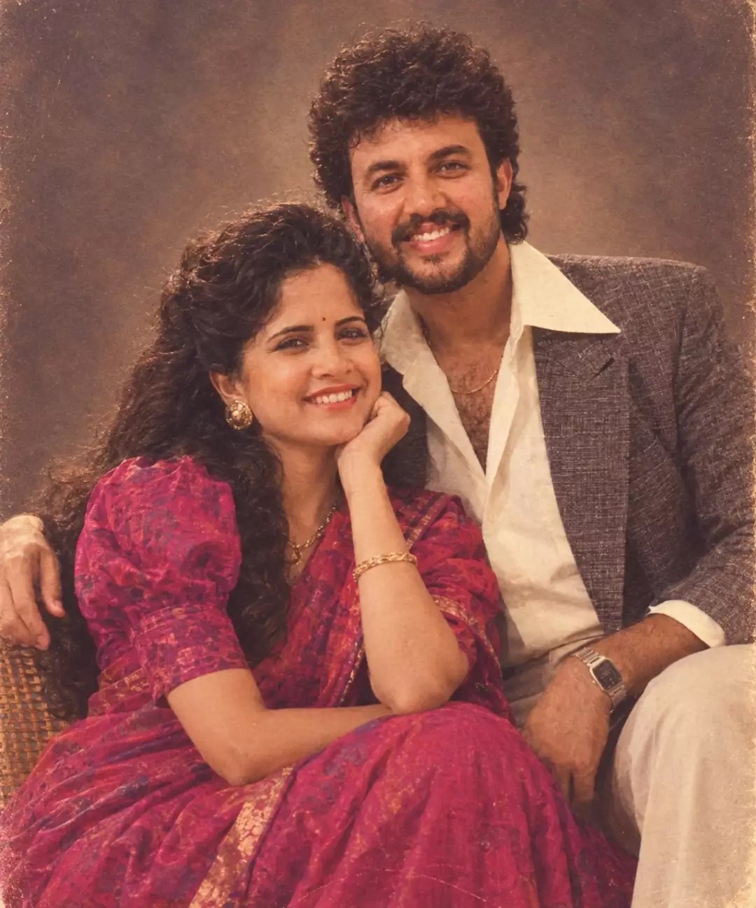 Amruta Deshmukh Prasad Jawade 80s AI Photoshoot