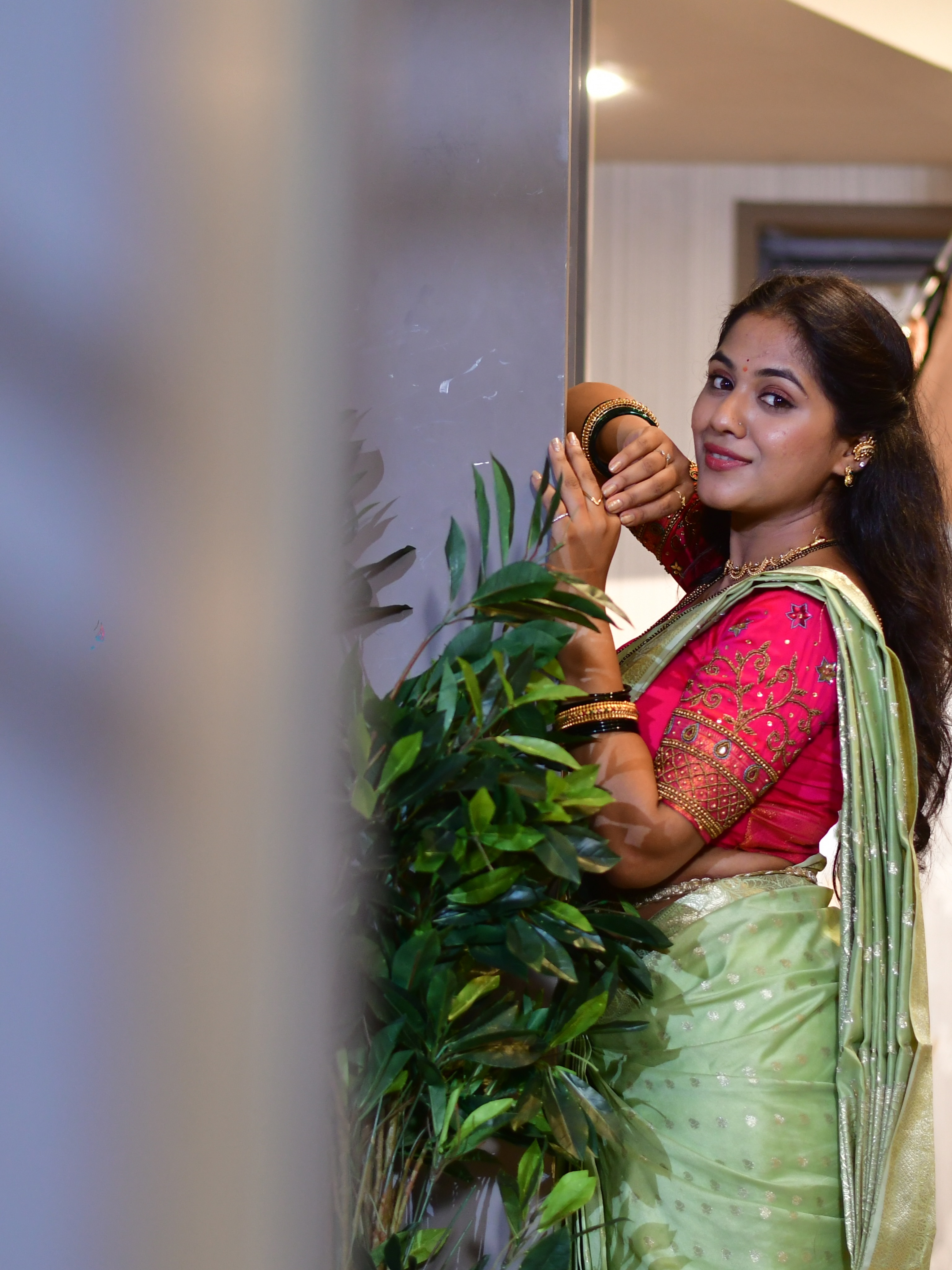 Apoorva Vijay Saree Look