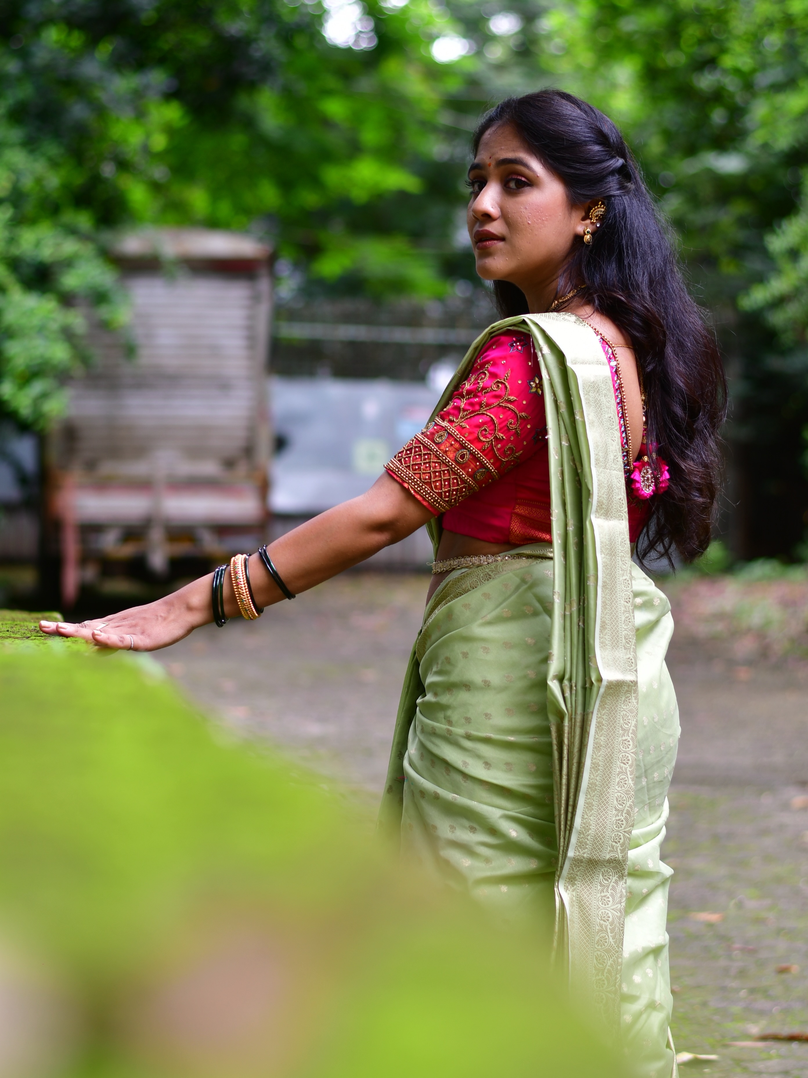 Apoorva Vijay Saree Look