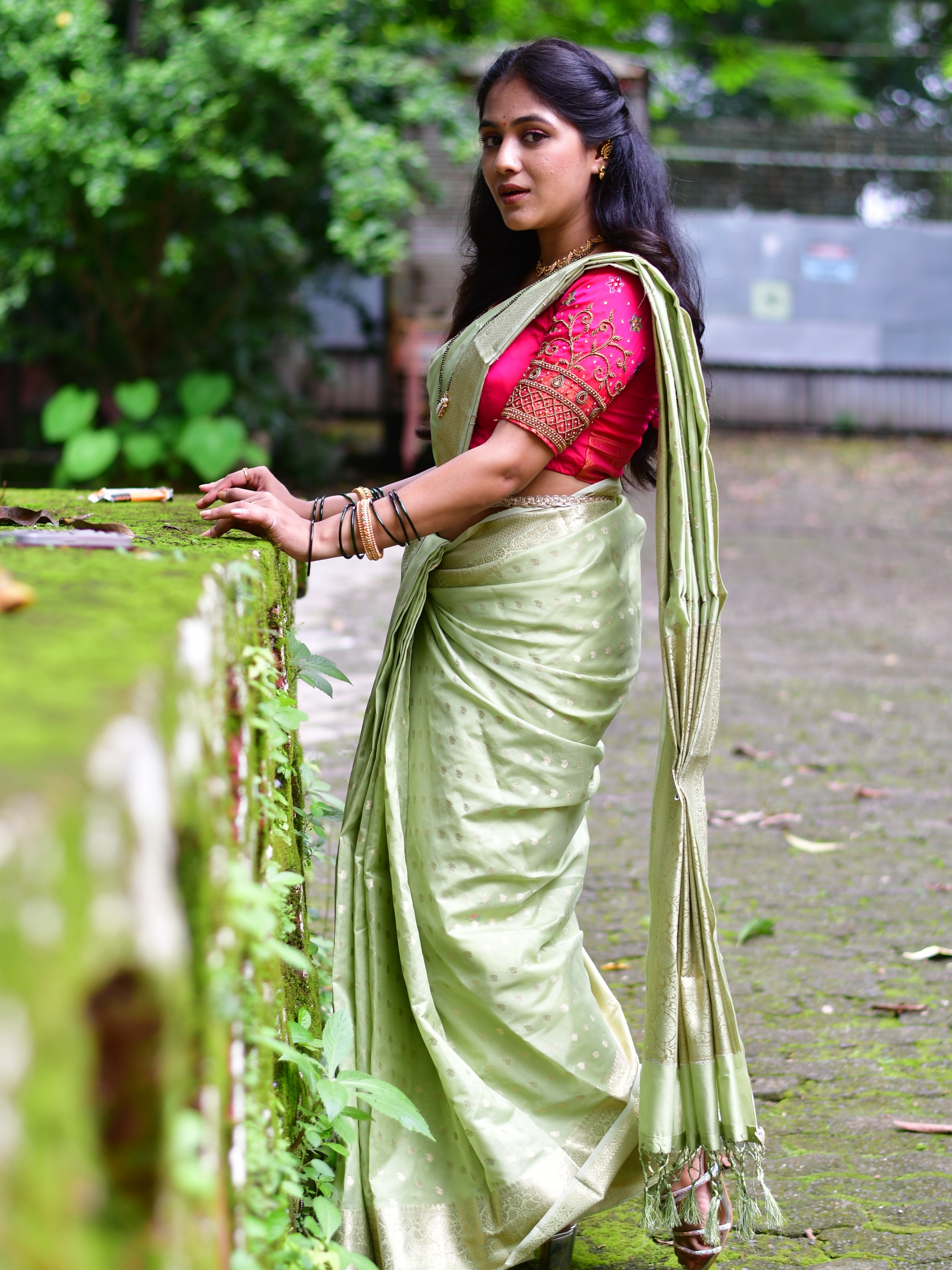 Apoorva Vijay Saree Look