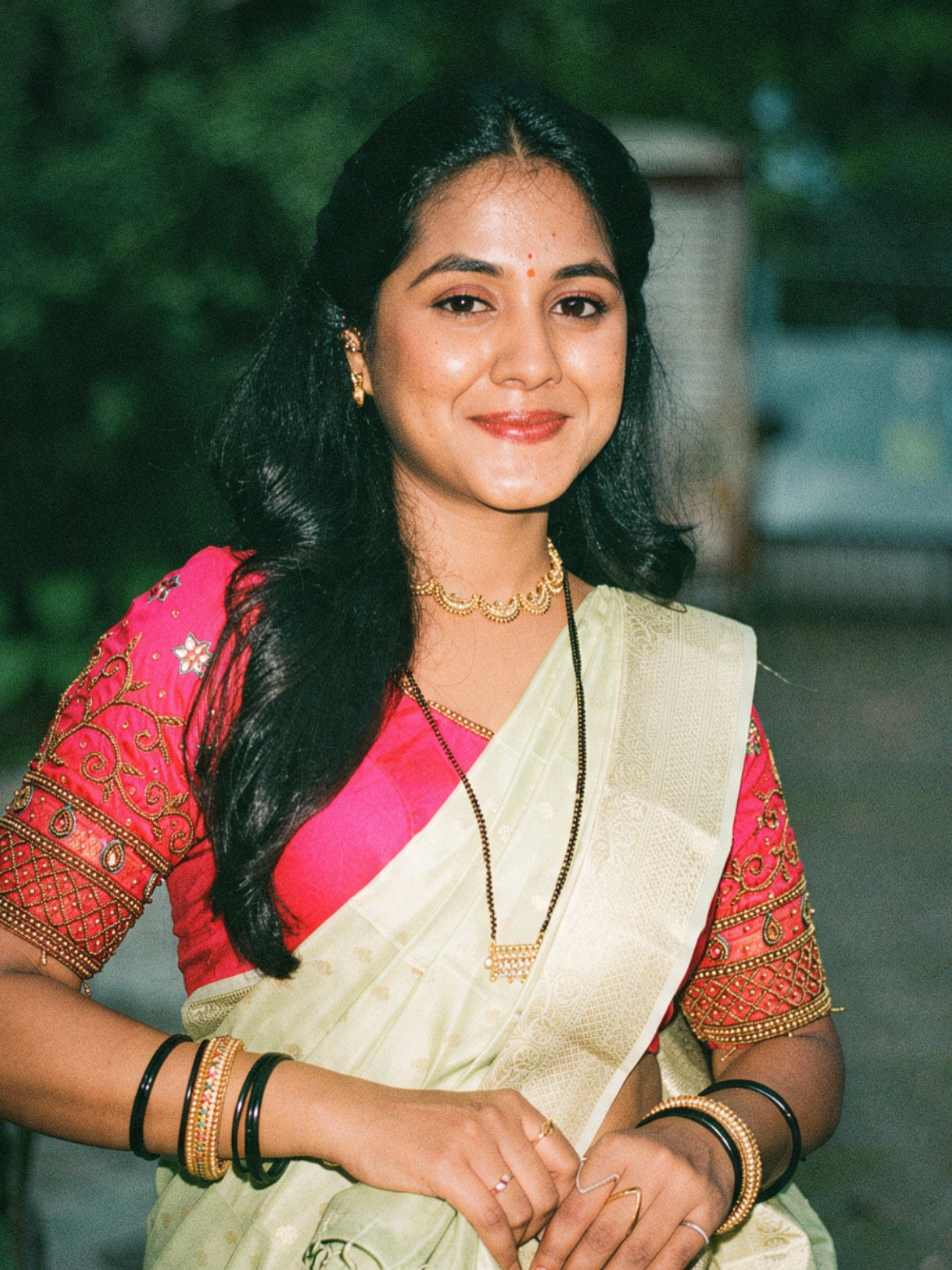 Apoorva Vijay Saree Look