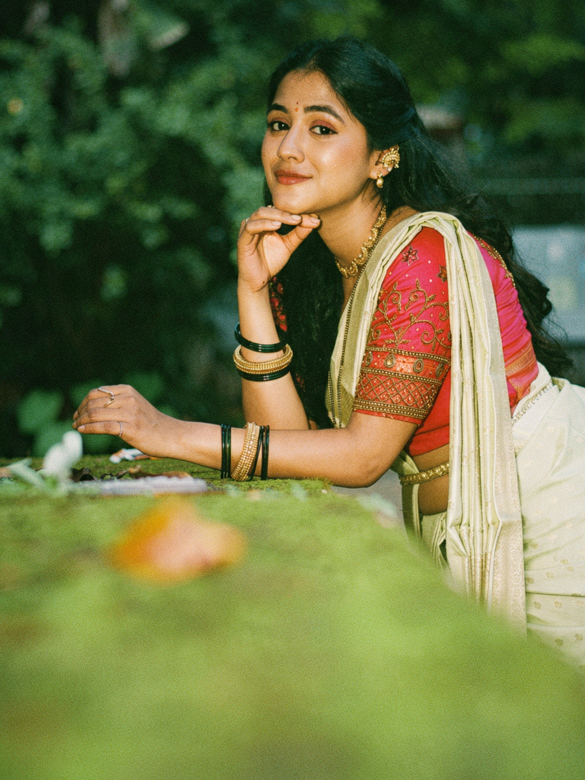 Apoorva Vijay Saree Look