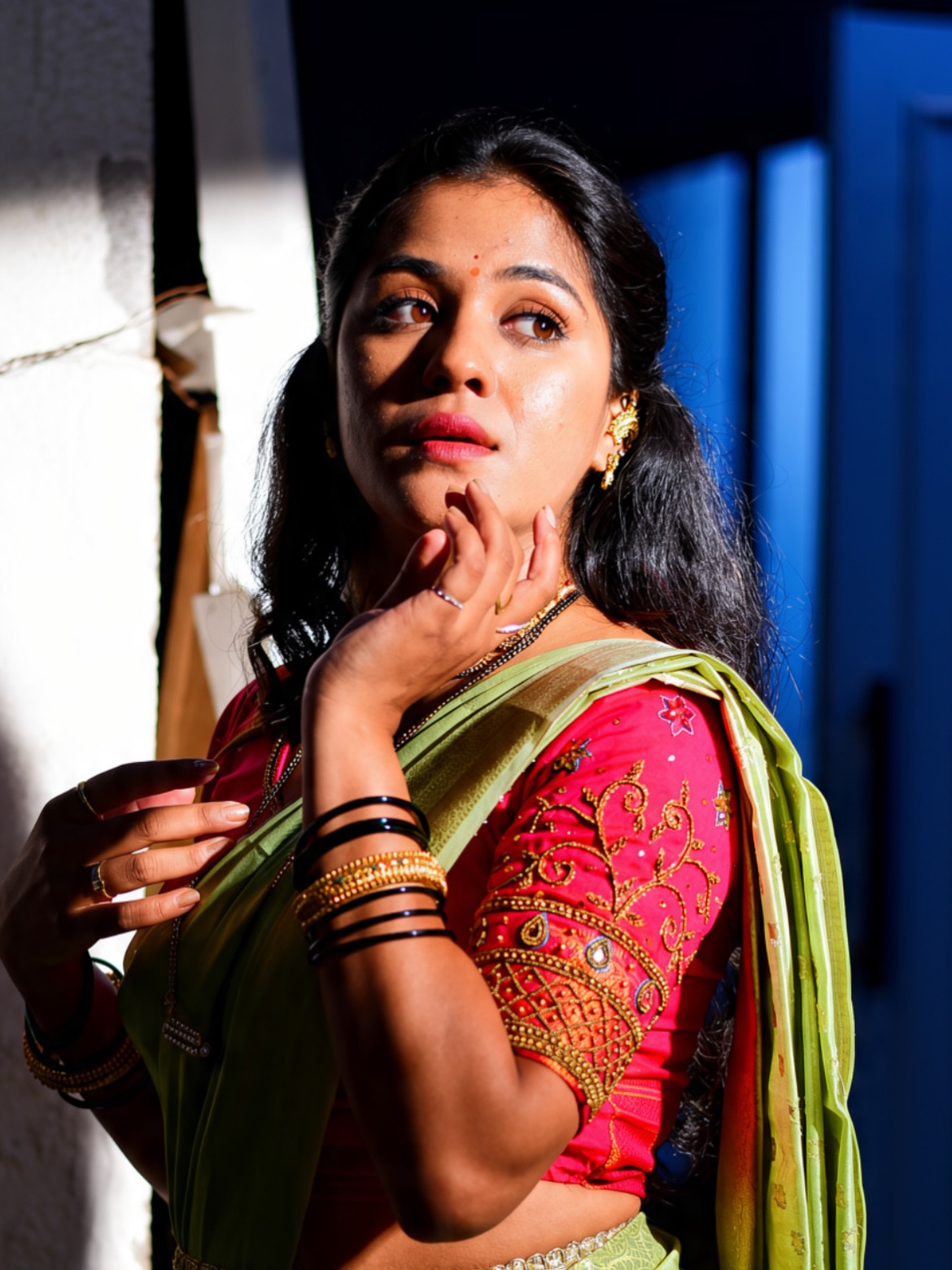 Apoorva Vijay Saree Look