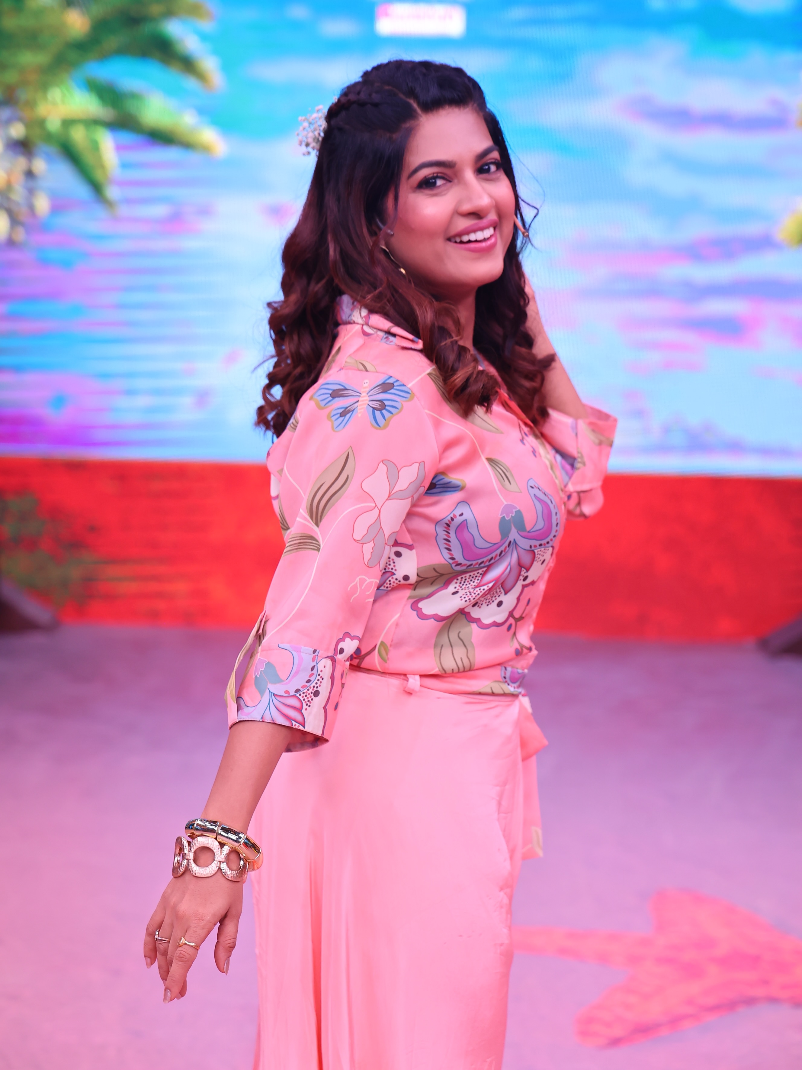 Dhanashri Kadgaonkar At Aata Hou De Dhingana Show