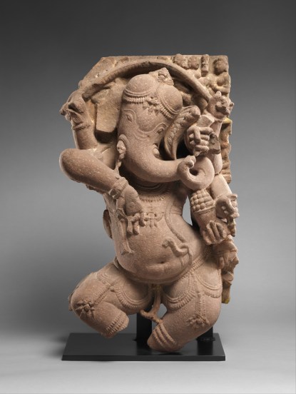 मेट म्युझियममधील गणेशमूर्ती Dancing Ganesha – India, Madhya Pradesh – Kalacuri dynasty – The Metropolitan Museum of Art
