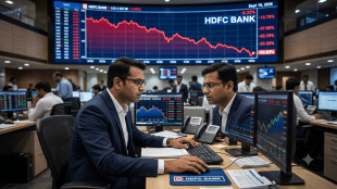 HDFC Bank Share Price Fall graph and market chart analysis | Reasons why HDFC Bank stock price is dropping in stock market | एचडीएफसी बँकेचा शेअर का पडतोय याचे सविस्तर विश्लेषण | शेअर बाजारात एचडीएफसी बँक शेअरची घसरण आणि FII विक्री