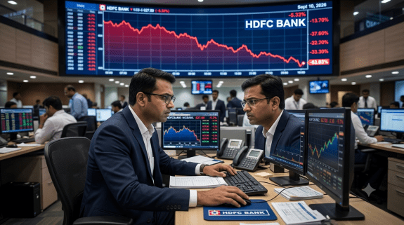 HDFC Bank Share Price Fall graph and market chart analysis | Reasons why HDFC Bank stock price is dropping in stock market | एचडीएफसी बँकेचा शेअर का पडतोय याचे सविस्तर विश्लेषण | शेअर बाजारात एचडीएफसी बँक शेअरची घसरण आणि FII विक्री