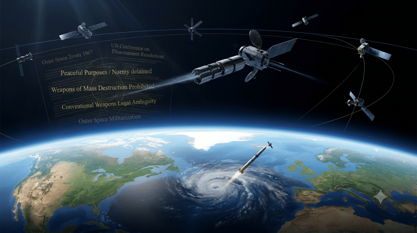 US Space Weapons Deployment Outer Space Treaty Militarization Legality | US Space Force weapons in orbit analysis | अमेरिकेची अंतराळात शस्त्रे तैनाती आणि लष्करीकरण कायदा | आऊटर स्पेस ट्रीटी आणि अंतराळातील शस्त्रस्पर्धा
