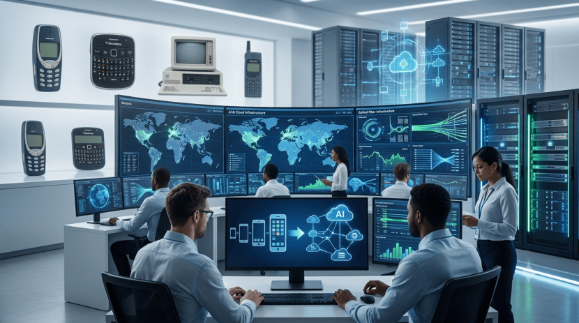 Tech Giants Comeback Strategy Infographic | Nokia IBM BlackBerry AI Transformation Analysis | नोकिया आयबीएम ब्लॅकबेरी कमबॅक तंत्रज्ञान | एआय आणि क्लाउड नेटवर्कमधील नवीन बदल
