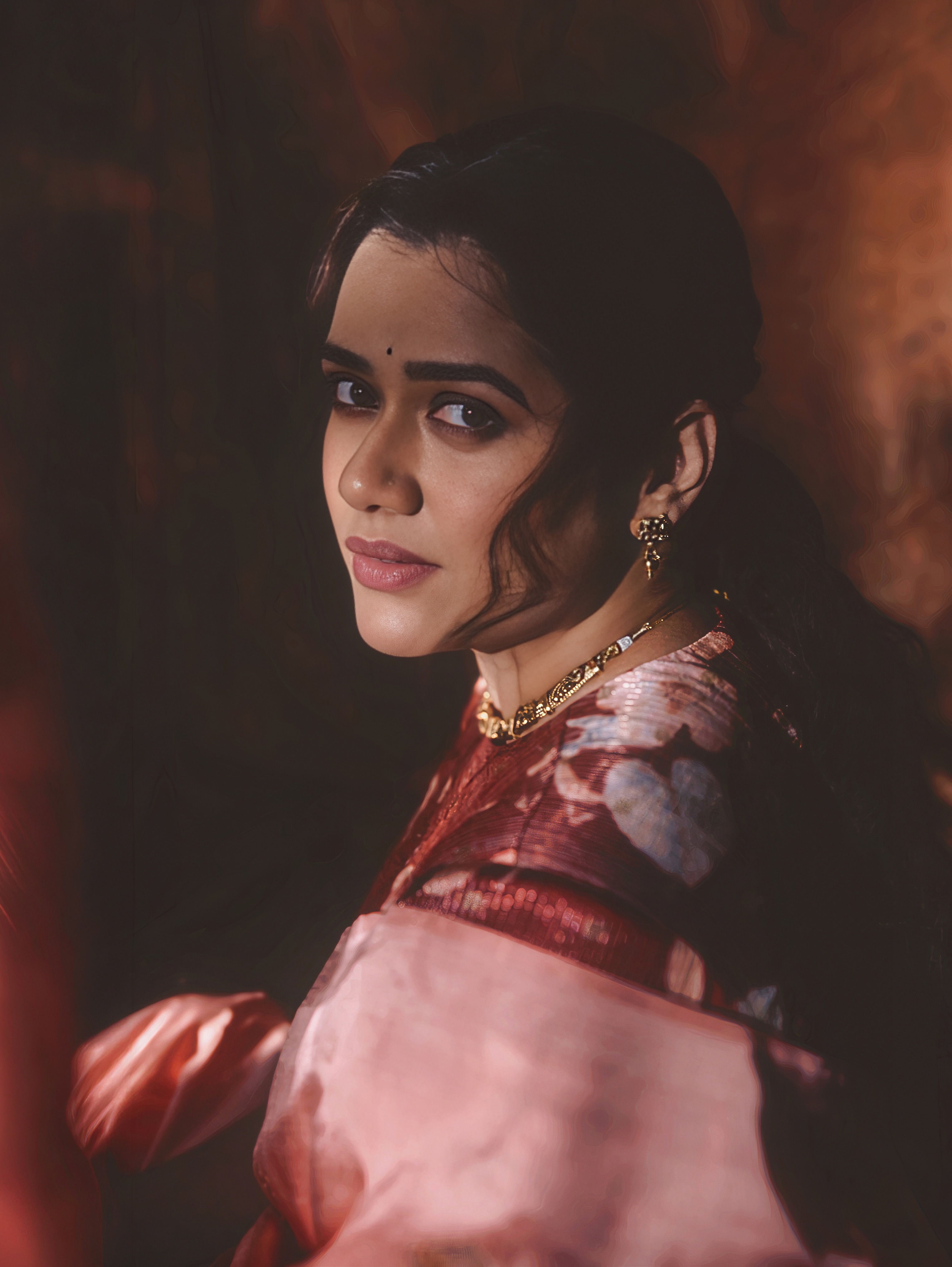 Girija Oak Godbole Brown Dress Look