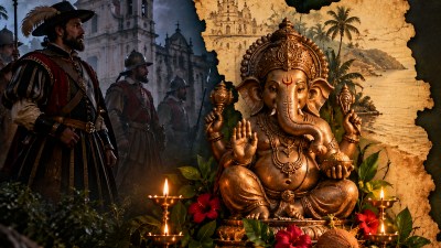 पोर्तुगीजांच्या दहशतीखाली गोव्यात गणपतीची पूजा कशी केली गेली?