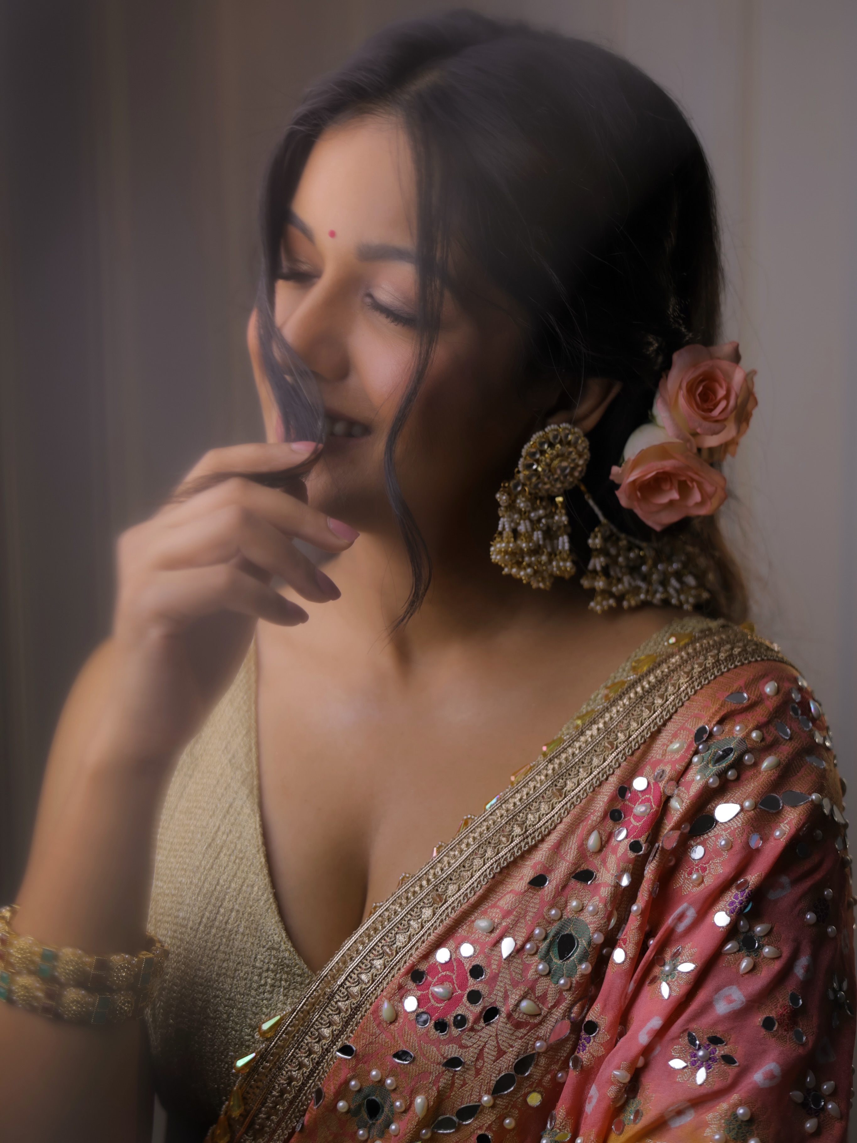 Ishita Dutta Sheth Saree Look