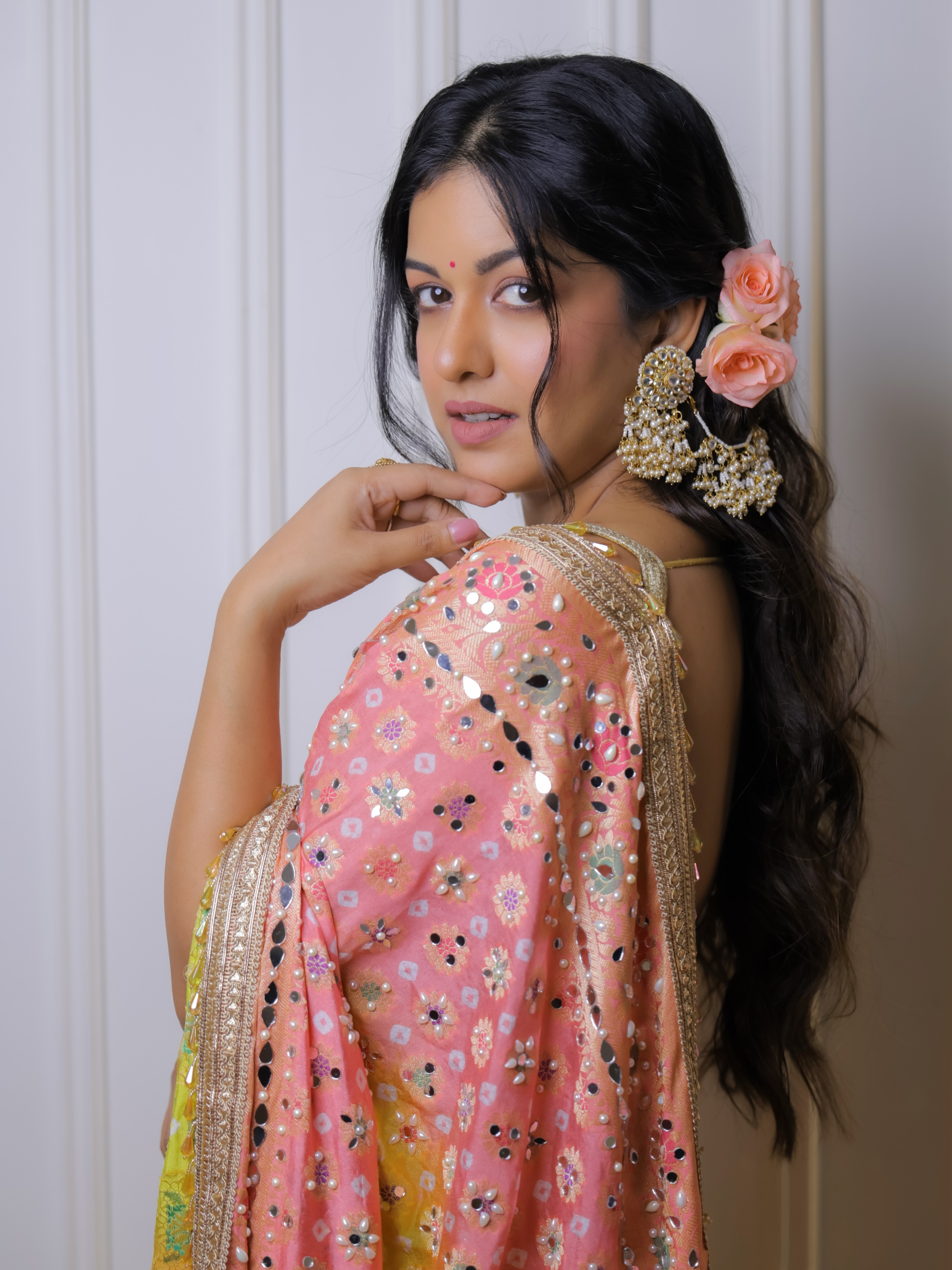 Ishita Dutta Sheth Saree Look