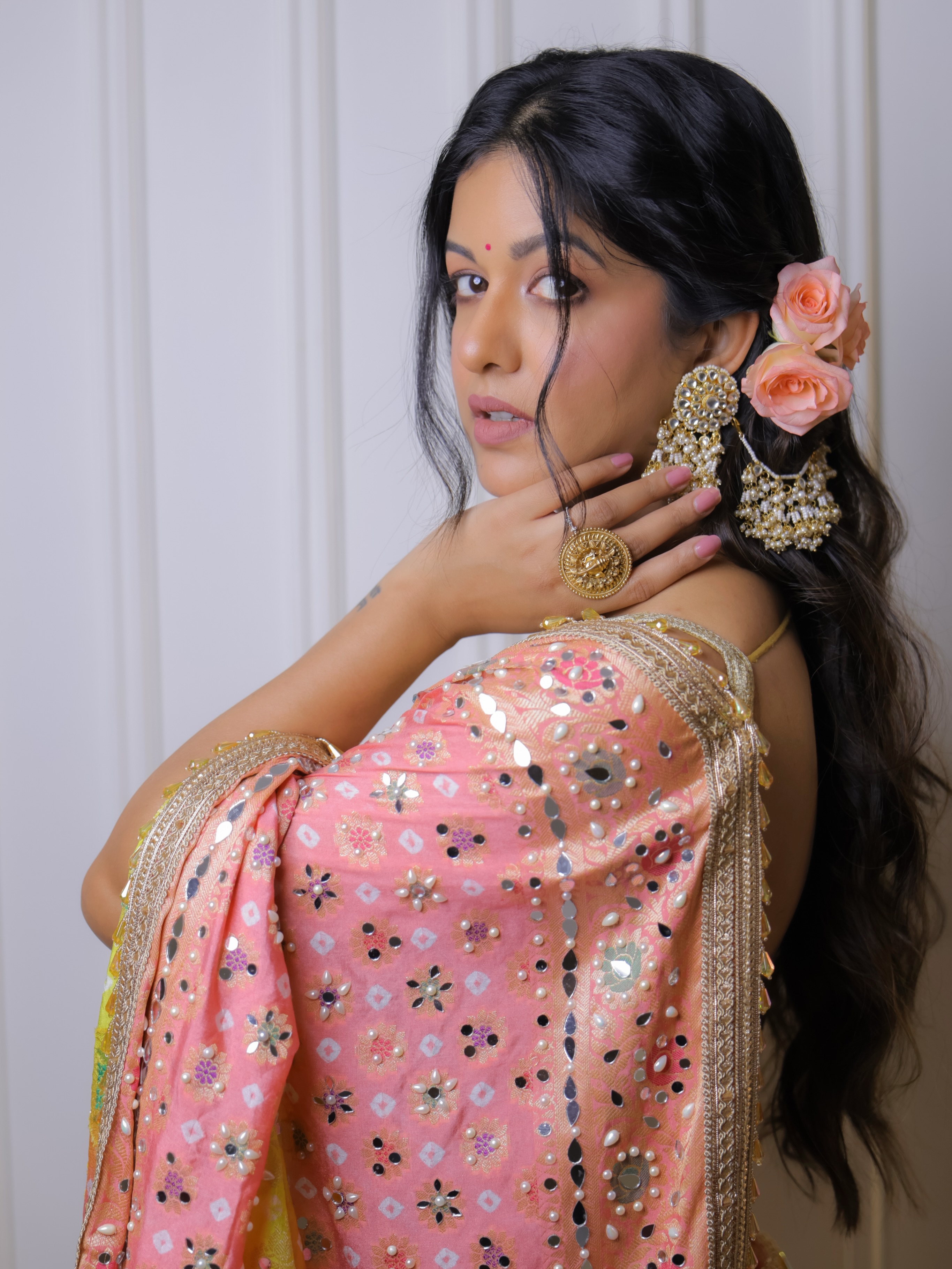 Ishita Dutta Sheth Saree Look