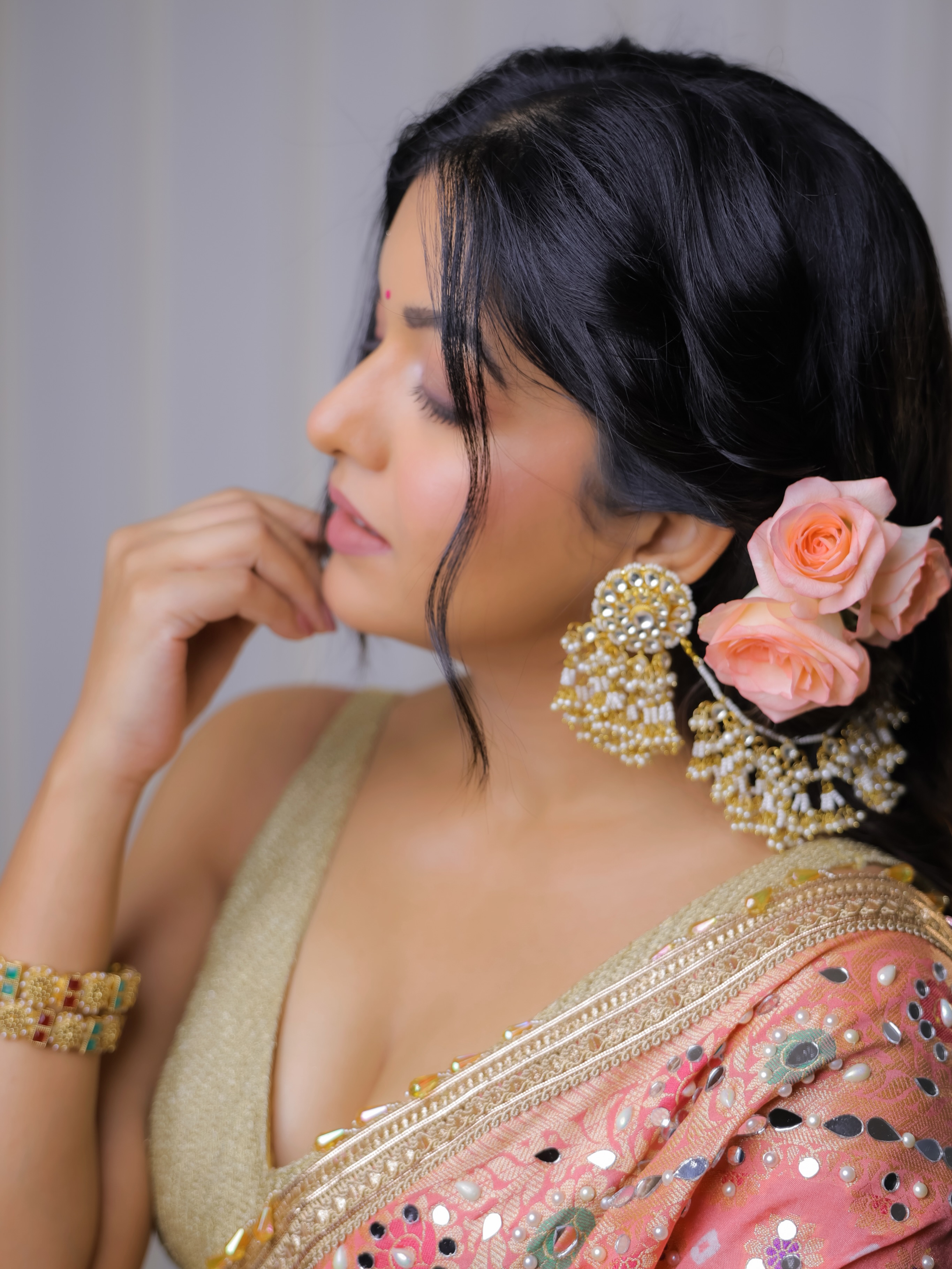 Ishita Dutta Sheth Saree Look