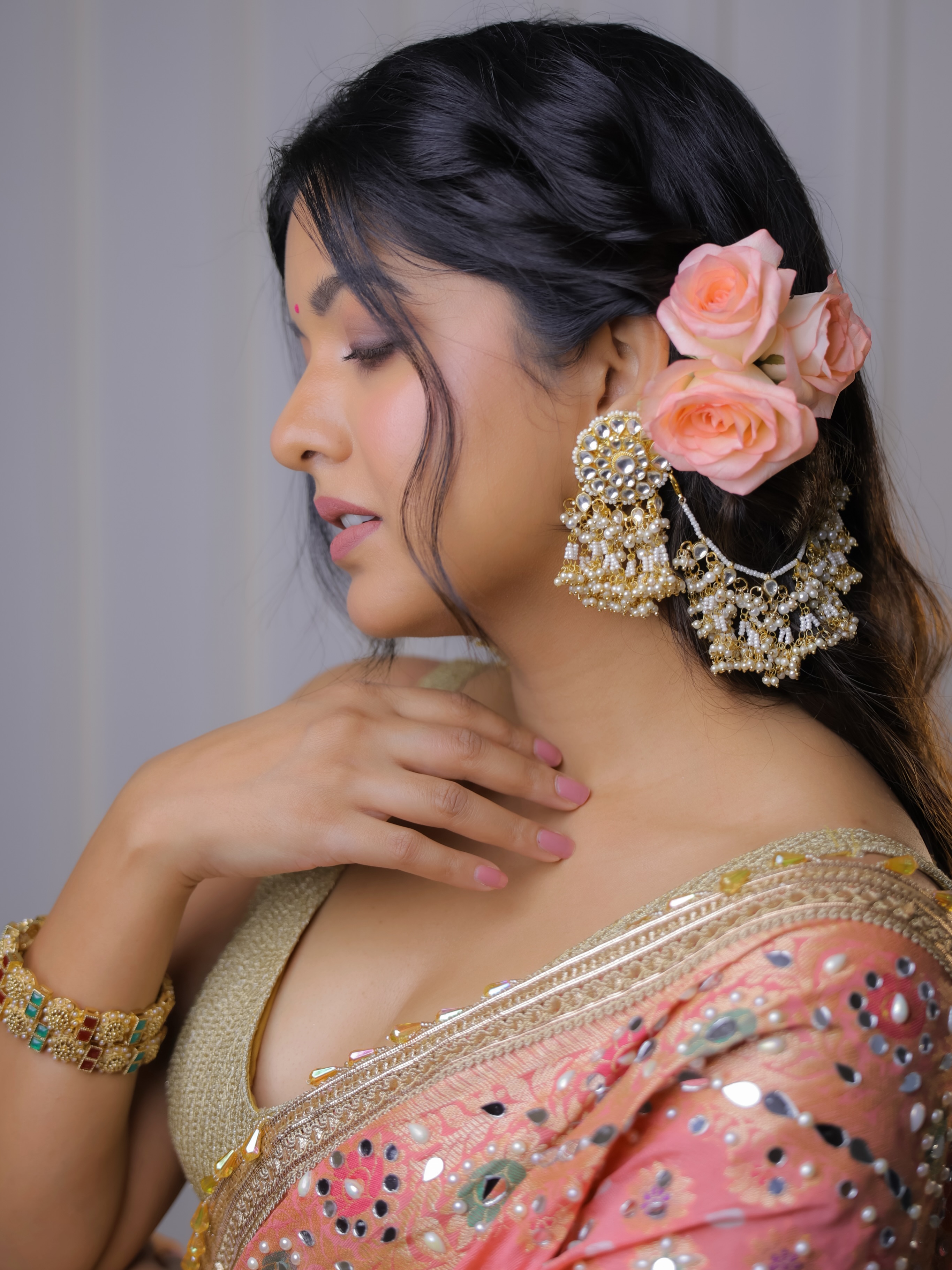 Ishita Dutta Sheth Saree Look